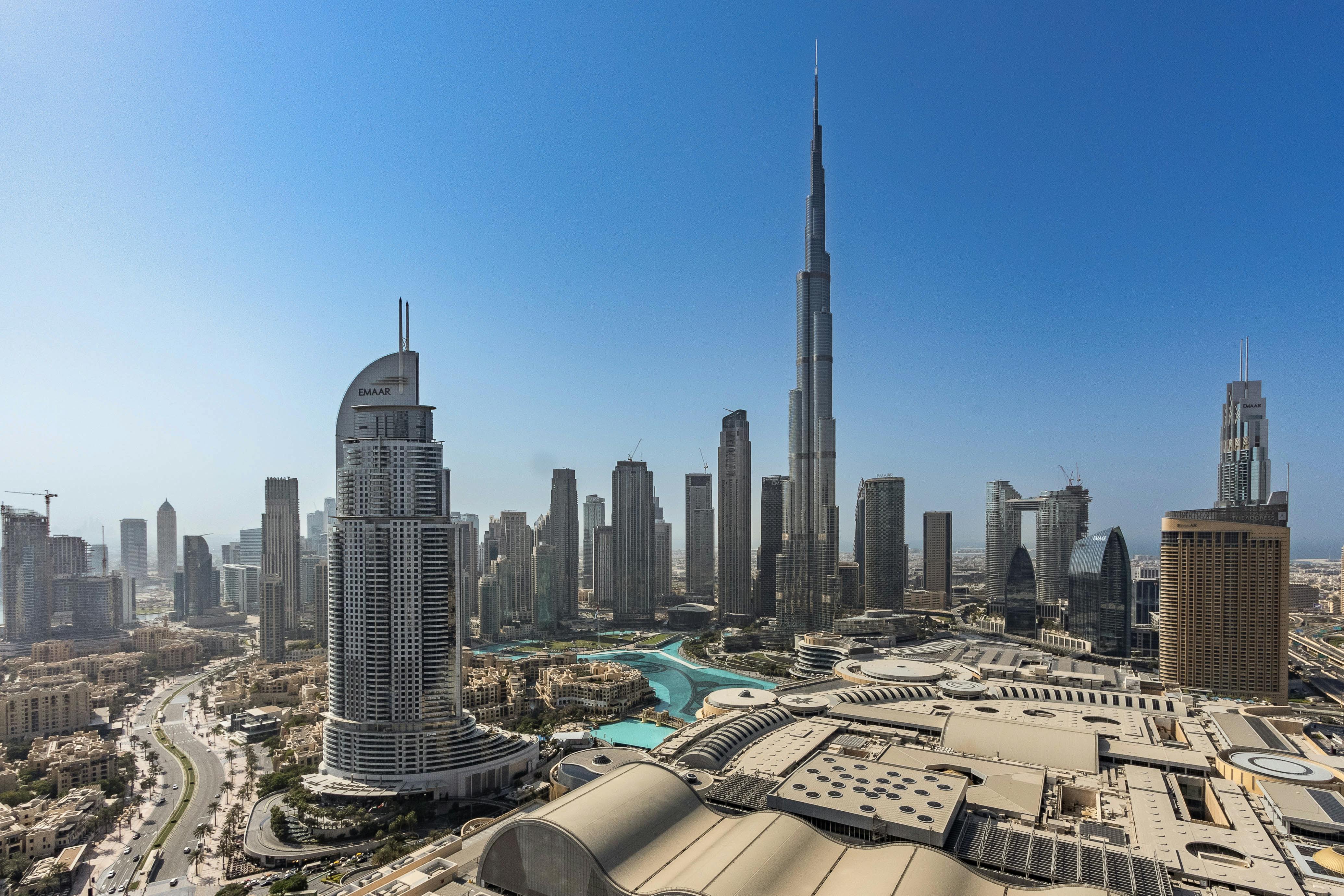 Downtown Dubai skyline